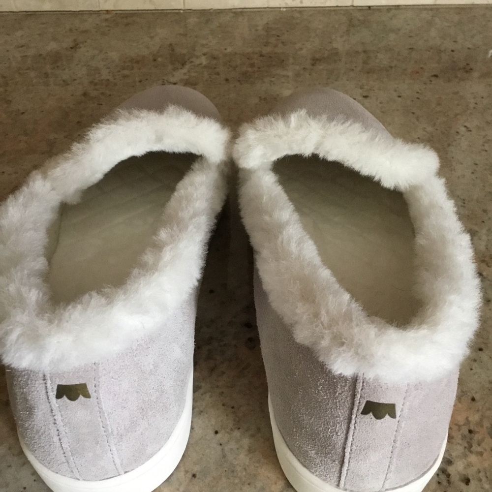NEW Birdies The Swift Faux Fur Suede Hybrid Slip On Shoes Slippers - Picture 8 of 12
